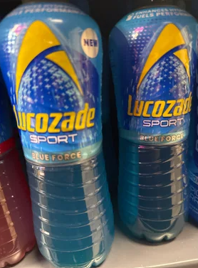 Lucozade blue force